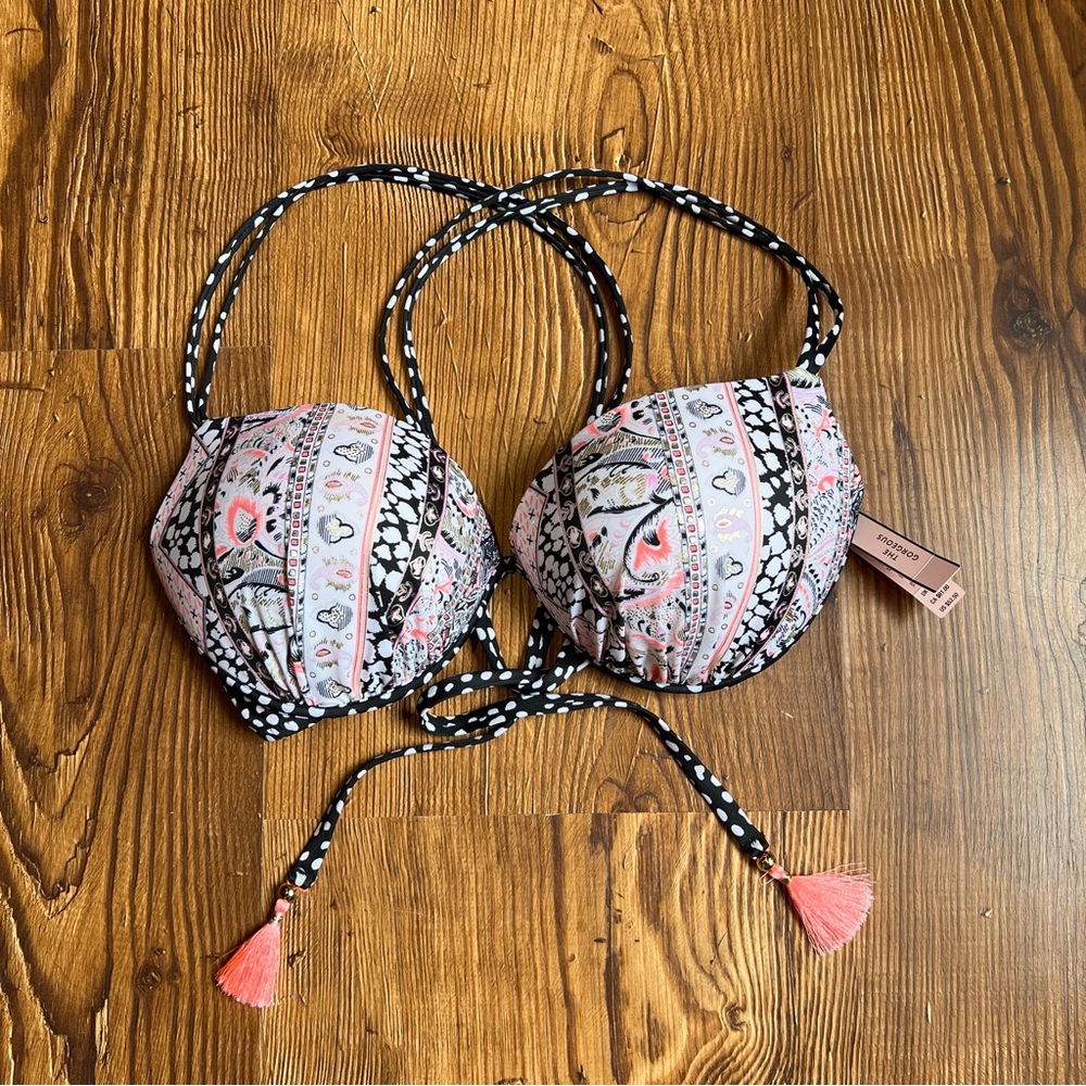 Victoria’s Secret Swim Women’s 36D NWT bikini top strappy push up the gorgeous